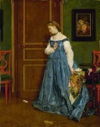Hesitation (Alfred Stevens) - Muzeo.com