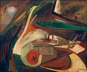Image abstraite (Kurt Schwitters) - Muzeo.com