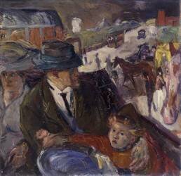 Dans la voiture (Max Beckmann) - Muzeo.com