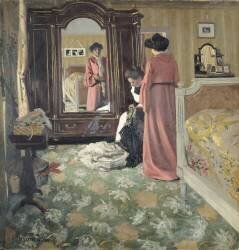Intérieur (Félix Vallotton) - Muzeo.com