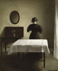 Intérieur (Vilhelm Hammershoi) - Muzeo.com