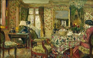 Intérieur (Edouard Vuillard) - Muzeo.com