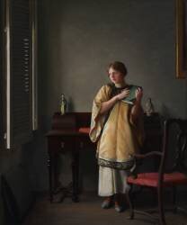 Intérieur (William McGregor Paxton) - Muzeo.com