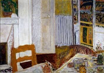 Intérieur blanc (Pierre Bonnard) - Muzeo.com