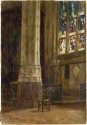 Intérieur d'église (Marthe Moisset) - Muzeo.com