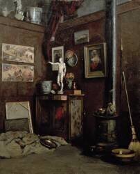Intérieur d'un Atelier (Gustave Caillebotte) - Muzeo.com