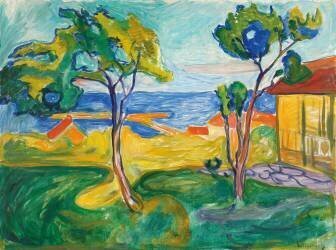 Jardin de Asgardstrand (Edvard Munch) - Muzeo.com