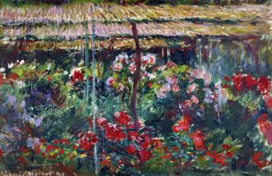 Jardin de pivoines (Claude Monet) - Muzeo.com