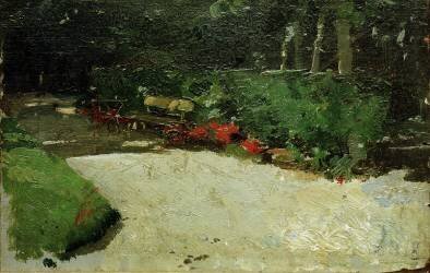Jardin à Valence (Joaquin Sorolla y Bastida) - Muzeo.com