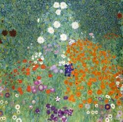 Jardin en fleurs (Gustav Klimt) - Muzeo.com