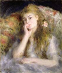 Jeune femme assise (Auguste Renoir) - Muzeo.com