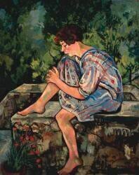 Jeune femme assise (Suzanne Valadon) - Muzeo.com
