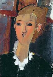 Jeune femme dans un petit ruff (Amedeo Modigliani) - Muzeo.com