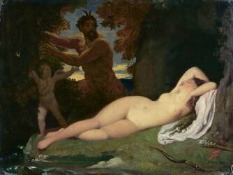 Jupiter et Antiope (Jean-Auguste-Dominique Ingres) - Muzeo.com
