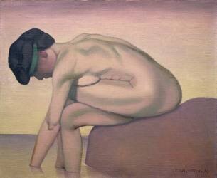 La baigneuse (Félix Vallotton) - Muzeo.com