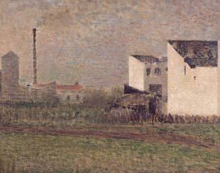 La banlieue (Georges Seurat) - Muzeo.com