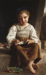 La bouillie (William Bouguereau) - Muzeo.com