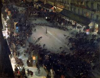 La charge (André Devambez) - Muzeo.com