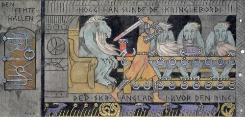 La cinquième salle (Gerhard Munthe) - Muzeo.com