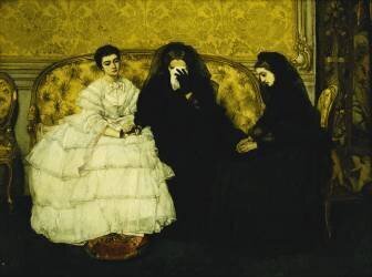 La Consolation (Alfred Stevens) - Muzeo.com