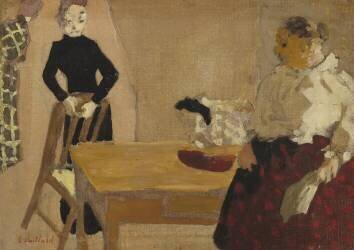 La Conversation (Edouard Vuillard) - Muzeo.com