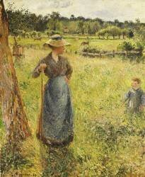 La Faneuse (Camille Pissarro) - Muzeo.com