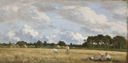 La fenaison (Eugène Boudin) - Muzeo.com