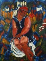 La Grande Baigneuse (Raoul Dufy) - Muzeo.com