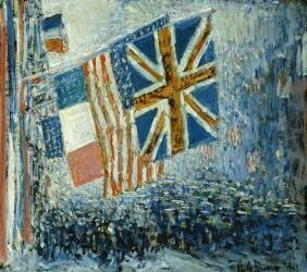 La grande parade (Childe Hassam) - Muzeo.com