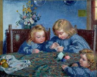 La leçon de couture (Maurice Denis) - Muzeo.com