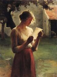 La lettre (Henry Lerolle) - Muzeo.com