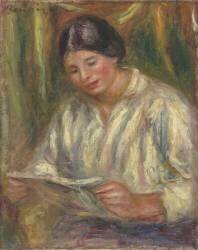 La liseuse blanche (Auguste Renoir) - Muzeo.com
