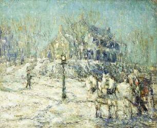 La maison Dyckman (Ernest Lawson) - Muzeo.com