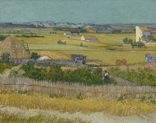 La moisson (Vincent van Gogh) - Muzeo.com