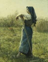 La moissonneuse (Jules Breton) - Muzeo.com