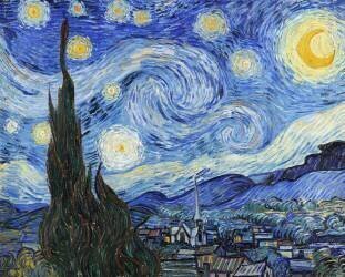 La notte stellata (Vincent van Gogh) - Muzeo.com