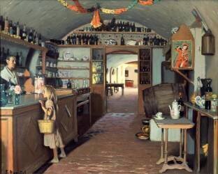 La petite taverne (Santiago Rusiñol) - Muzeo.com
