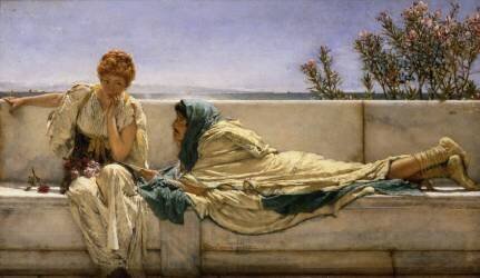 La Plaidoirie (Lawrence Alma-Tadema) - Muzeo.com