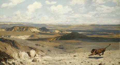 La poursuite (Jean-Léon Gérôme) - Muzeo.com