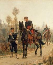 La route (Alphonse de Neuville) - Muzeo.com