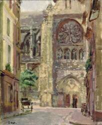 La Rue Pecquet (Walter Richard Sickert) - Muzeo.com