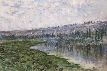 La Seine et les collines de Chantemsle (Claude Monet) - Muzeo.com