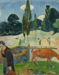 La vache rouge (Paul Gauguin) - Muzeo.com