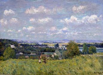 La vallée de la Seine à Saint-Cloud (Alfred Sisley) - Muzeo.com