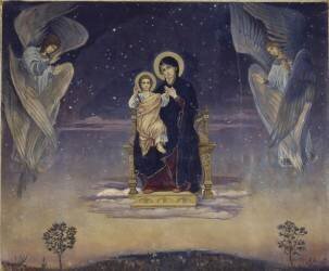 La vierge (Victor Mikhailovich Vasnetsov) - Muzeo.com