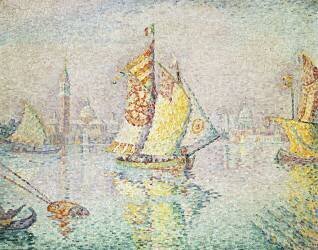 La voile jaune (Paul Signac) - Muzeo.com