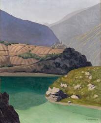 Lac de Géronde (Félix Vallotton) - Muzeo.com