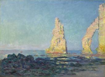 L'aiguille d'Etretat (Claude Monet) - Muzeo.com