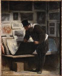 L'amateur d'Estampes / Gravures (Honoré Daumier) - Muzeo.com