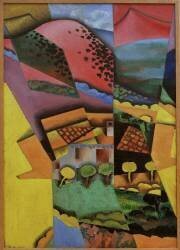 Landscape at Ceret (Juan Gris) - Muzeo.com